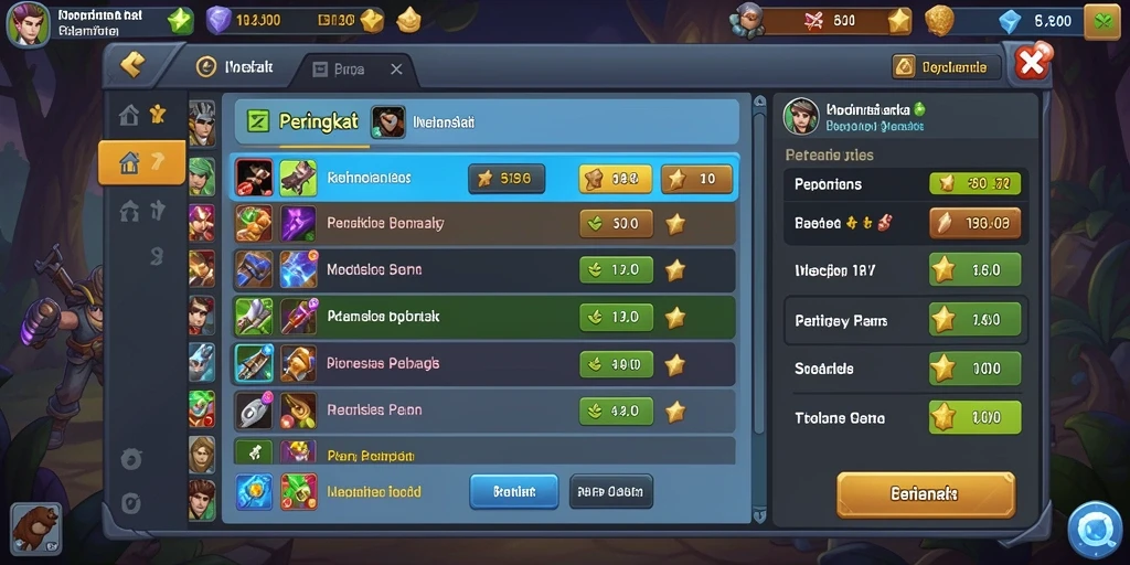 Grafis yang menarik dan penuh warna.